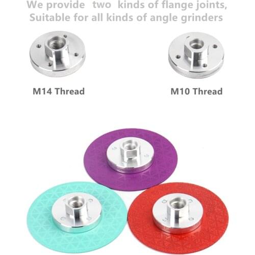 Angle Grinder Cutting Wheel Double Sided Saw Blade M14 M10 Brazed Diamond Grinding Disc For Marble Concrete Ceramic Tile Polish