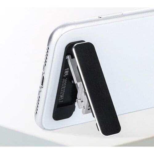 Universal Mini Aluminum Portable Folding Desk Mount Holder Bracket Mobile Phone Cradle Foldable Stand for Cellphone Lazy Bracket
