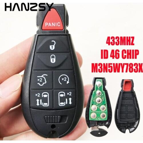 Complete 433Mhz Smart key For Chrysler 300C Voyager 2008 2009 2010 /Jeep Cherokee /Dodge Caliber Journey M3N5WY783X Remote key