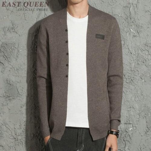 Spring Autumn Men Knit Cardigan Mens Fashion Sweaters ManS Knitwear Clothes Sweater Coat Mens Sweaters 2019 KK2942