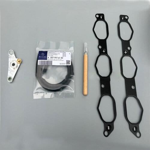 FOR Mercedes-Benz W211 W203 Intake Engine Manifold ALUMINUM LEVER Gasket Vacuum Hose