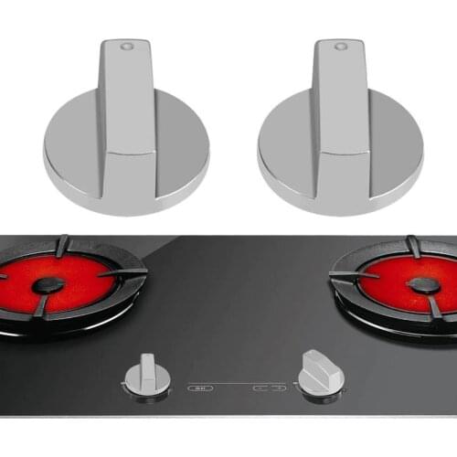 1Pcs Rotary Switches Round Knob Gas Stove Burner Oven Kitchen Parts Handles For Gas Stove Zinc Alloy Fire Switch Button Cooker