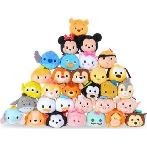 3.5" Disney Tsum Tsum Mickey Mouse Alien Finding Nemo Plush Toys 9cm Cute Plush Toys Gifts for Kids Girlsfriend Decoration