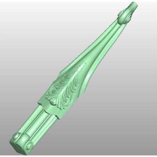 3D model STL format file for cnc router engraving furniture sofa cabinet chair leg pattern Artcam 696