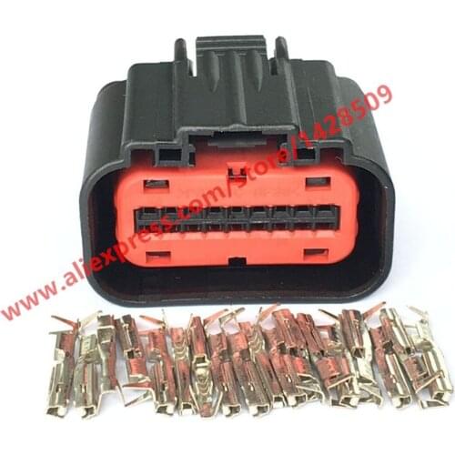 5 Sets 18 Pin ECU Socket Automotive Air Flow Meter Plug ACC Cruise Connector For Car Land Rover Ford Range Rover