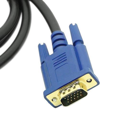 6Ft 1.8M VGAHDMI-compatible Gold Male To VGA HD-15 Male Cable 1080P HDMI-compatible VGA M/M Wire
