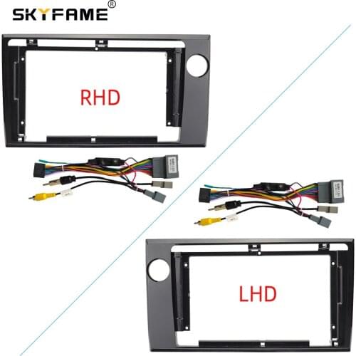 SKYFAME Car Frame Cable For HONDA BRV AMAZE BRIO 2015 Screen Dask Kit Fascia Frame