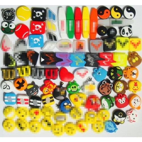Free shipping 100pcs Promotional specials vibration dampener/Funny Cartoon Tennis racket Vibration Dampener/tennis racket
