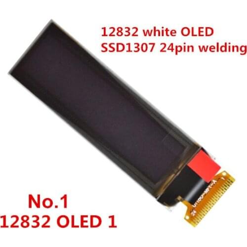 12832 2.08 inch display SSD1307 PM OLED 256x64 SH1122 7pin 4-Wire SPI 3-Wire SPI I2C white blue color option with PCB adapter