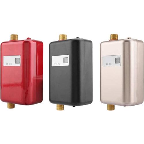 Calentador 110V 3000W Mini Electric Tankless Instant Hot Water Heater Kitchen Washing US Plug Chauffe eau Electrique