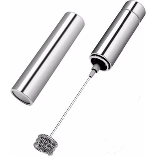 Stainless Steel Electric Handheld Milk Frother Foamer Egg Beater Coffee Mini Mixer Auto Stirrer Pancake Maker Kitchen Tools