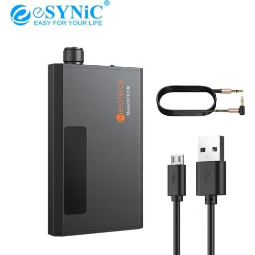 ESYNiC 16-150Ω Bluetooth-compatible Headphone Amplifier Portable 3.5mm Audio Amp HiFi Headphone Amp For MP3 Mobile Phone