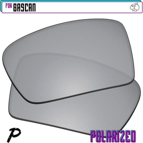 EZReplace Polarized Replacement Lenses for - Oakley Gascan Sunglasses - Silver P