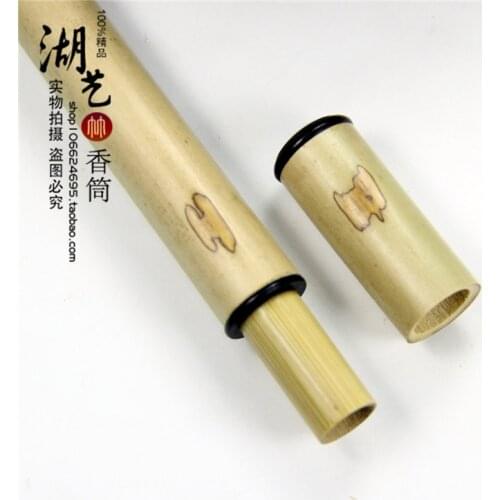 Delicate butterfly bamboo grow a joss stick Mosaic ebony mouth short perfume canister There are equipment wholesale