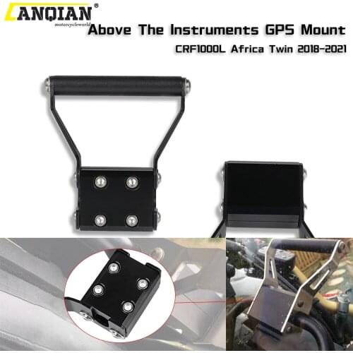Motorcycle GPS Navigation Bracket Holder MobilePhone Above Gauges Mount Plate For Honda CRF1000L Africa Twin 2018 2019 2020 2021