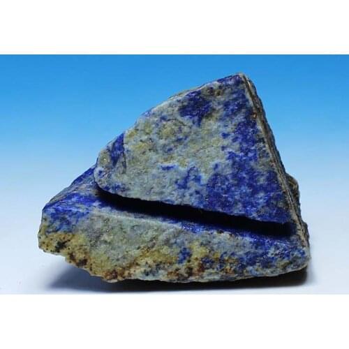 Cheap Afghanistan lapis lazuli stone mineral raw ore mine mark overseas teaching specimens polished bead bracelet