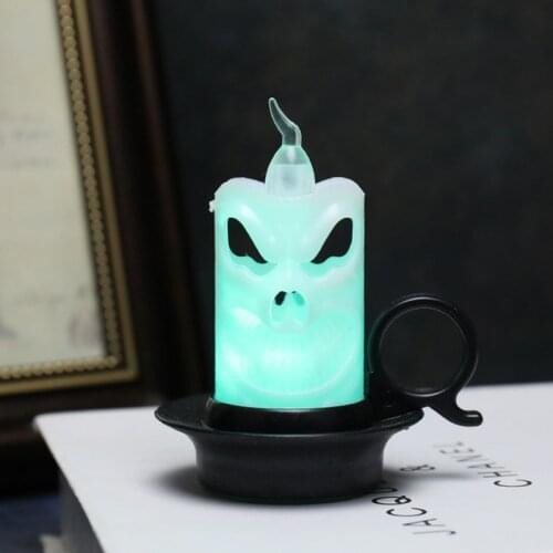 Halloween Night Light Pumpkin Lantern Retro Exquisite Shape Safe LED Night Light Home Party Decoration DIY Candle Lamp for Home