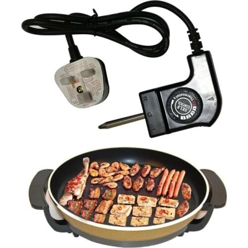 New US/UK/SA/EU/CN Plug Adjustable Power Cord with Automatic Regulator for Electric Baking Pan Electric Heating Pot Pin Plug