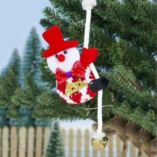 FAROOT New 4pcs Christmas Ornaments Christmas Tree Santa Claus Pendants Hot Wholesale
