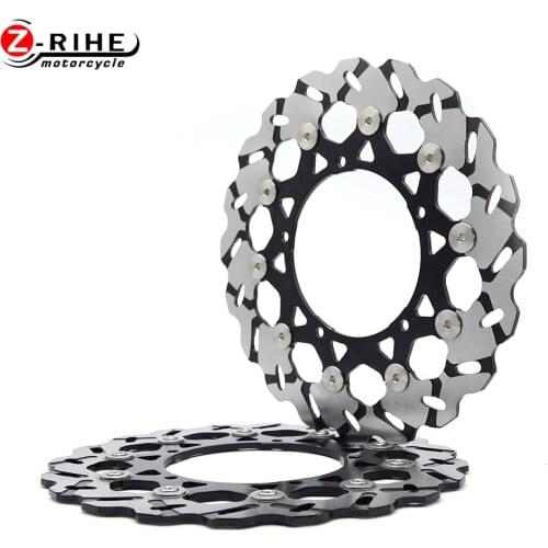 2PCS Front Floating Brake Disc Rotor Motorcycle Parts Aluminum Brake Rotors for YAMAHA YZF600 R6 2007-2012 YZF1000 R1 2007-2013