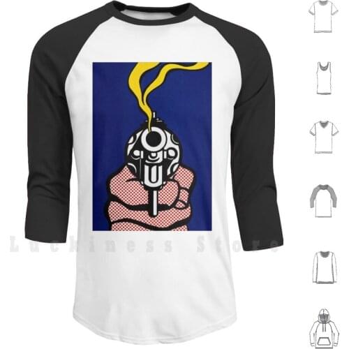 Shotgun | Vintage Comic Hoodies Long Sleeve Shot Gun Vintage Comic