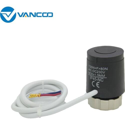 Thermal Electric Actuator 230V Normally Closed Thermal Manifold Underfloor Heating System 220V NC