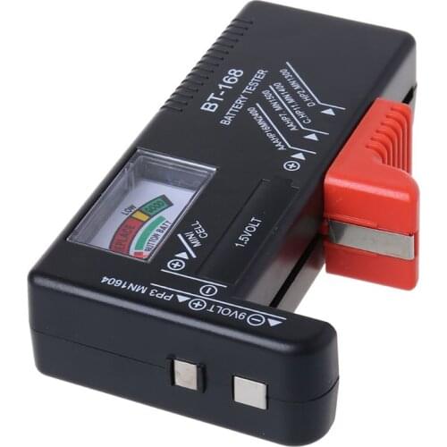 Universal Battery Tester AA AAA C D 9V Button Cell Checker Volt Tester Checker E56B