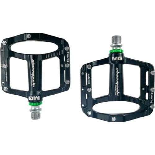 1 Pair Road Mountain Bike Ultralight Non-slip Flat Pedals Magnesium Alloy 3 Bearings Pedal CNC MTB Bicycle Cycling Accessories