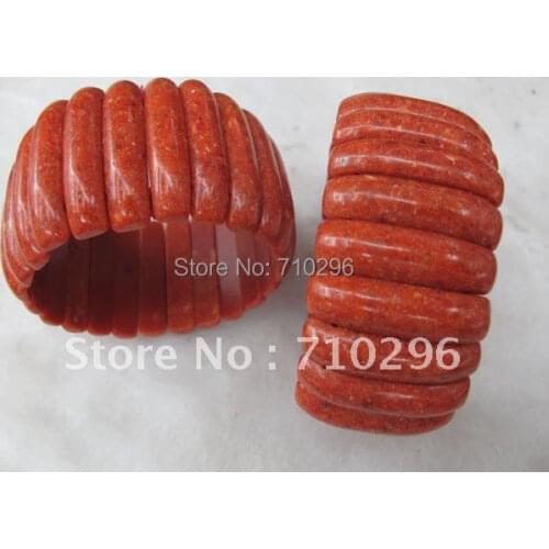 1pcs Jewelry Bracelet,Red Sponge Coral Bracelets Fashion Jewelry Bracelets