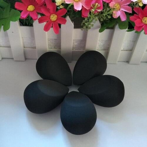 10pcs Water Droplets Make up Foundation Powder Soft Beauty Makeup Sponge Puff Maquiagem Black