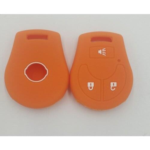 4PC silicone keychain car key case cover holder for Nissan Juke Xtrail Sunny Cefiro A32 qashqai J11 switch Kashkay Kashkai