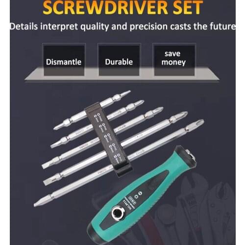 6 Pcs/set Precision Screwdriver Set Phillips/Slotte Multitool Screwdrivers With Magnetic Repair Hand Tools