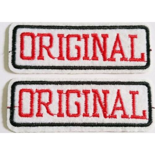 AE0015 Original Patches 10pcs Iron on patch Square embroidery badge
