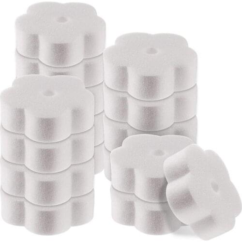 Promotion! 50 Pieces Oil Absorbing Scum Sponge for Hot Tub, Swimming Pool and Spa (Flower)