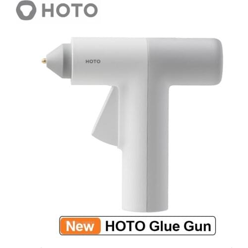 HOTO Hot Melt Glue Gun Smart Temperature Control 2000mAh Lithium Battery Type-C Charging Household DIY Tool with Glue Stick