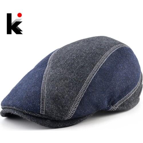 Fashion Newsboy Caps Mens Autumn Winter Casual Flat Hats For Men Fresh Style Streetwear Berets Womens Peaked Hat Unisex Boina