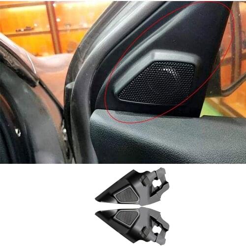 Front door tweeter speaker cover upgrade replace for Nissan X-Trail 2014-2019 series loudspeaker lid treble audio trumpet horn