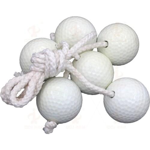 New 6pcs Golf Balls Outdoor Sports Golf Ladder Ball Practice Stringing Hole Ball Practice Training Aids Drop Shipping
