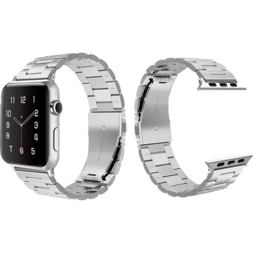 For Apple Watch series stainless steel strap 6 5 4 3 2 1 strap 38 mm 42 mm 40 mm 44 mm strap iWatch 6 5 4 3 2 1 metal strap