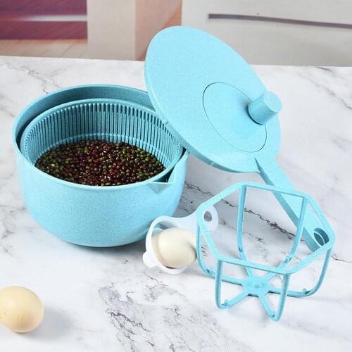Salad Spinner Lettuce Greens Washer Dryer Drain Crisper Strainer For Washing Drying Leafy Vegetables Kitchen Accessories