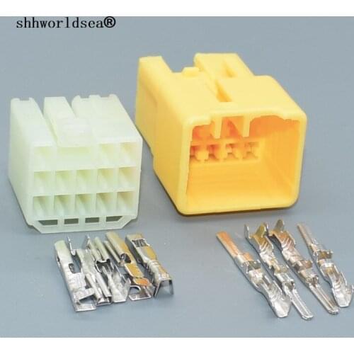 Shhworldsea 4 pin 2.3mm auto female male housing plugs sound plastic connector plug 6240-1131 6240-5131