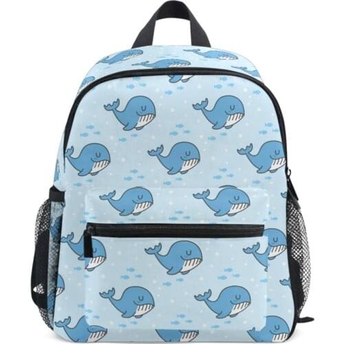 School Bags For Kids Cartoon Shark Waterproof Primary Student Backpack Large Capacity Orthopedic Book Bags For 5-9 Year Old Girl