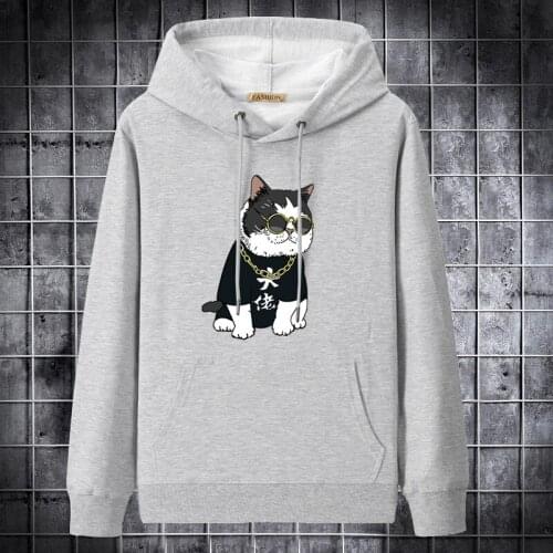 Anime Men Hoodie Winter Sweatshirts Maneskin Harajuku Streetwear Goth Hip Hop Manga Clothes Sweater Vintage Crewneck Pullover