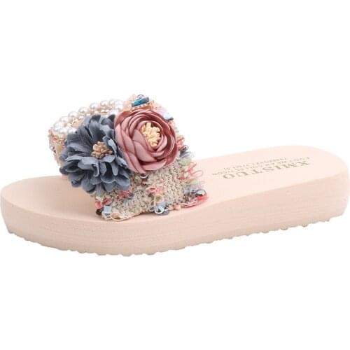 ZENOBIAPEARL Women's Flip Flops