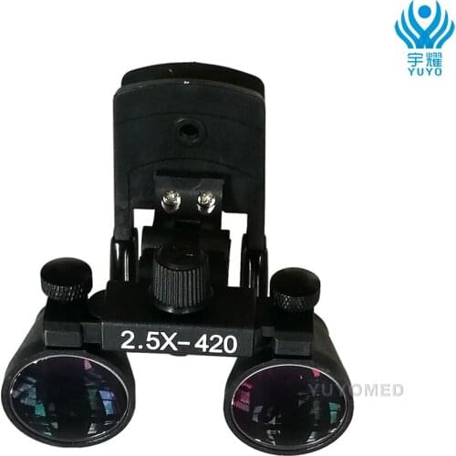 Dental Magnifier with Clip-on Clamp Clinical Dentist Surgery Loupes