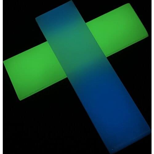 1piece Diy Knife Handle Material Luminous Composite Resin Plate DIY Luminous Knife Handle Light Board Material