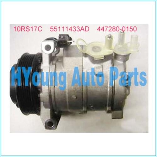 10SR17C car air compressor for Dodge Journey 3.5L 09-14 55111433AD 447280-0150 MC247300-583 447280-0152 55111433AE