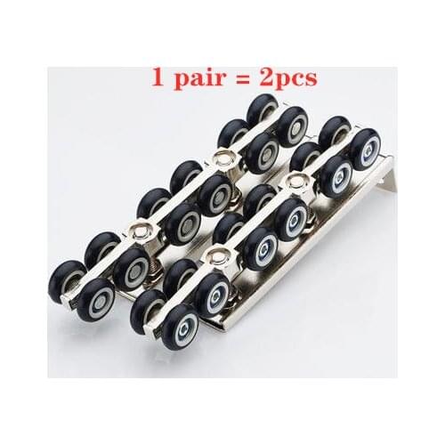 12 wheels Sliding doors pulley,High load-bearing, durable,Quiet design, 120kg bearing, door hardware