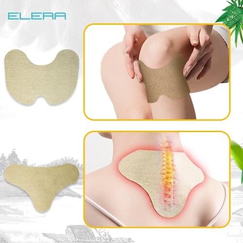 ELERA 16pcs/bag knee Plaster Sticker cervical spine patch-Wormwood Extract Joint Ache Pain Relieving Sticker Moxibustion