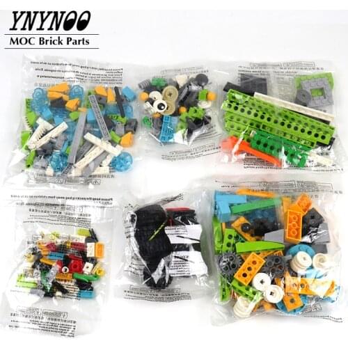 276Pcs/set MOC Building Blocks Bricks High-Tech Beams Gears Axle and Connectors Parts Kit for 45300 WeDo 2.0 Core Set DIY Toys